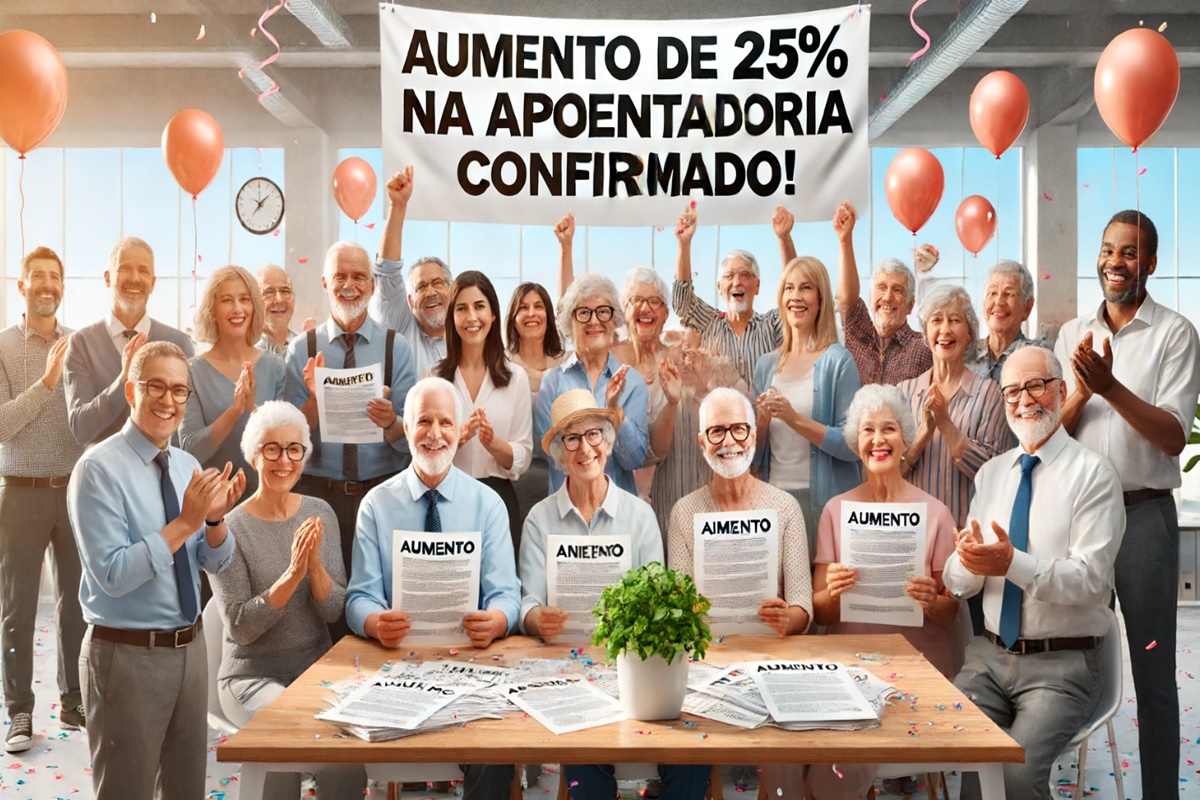 Aumento de 25% na Aposentadoria Confirmado