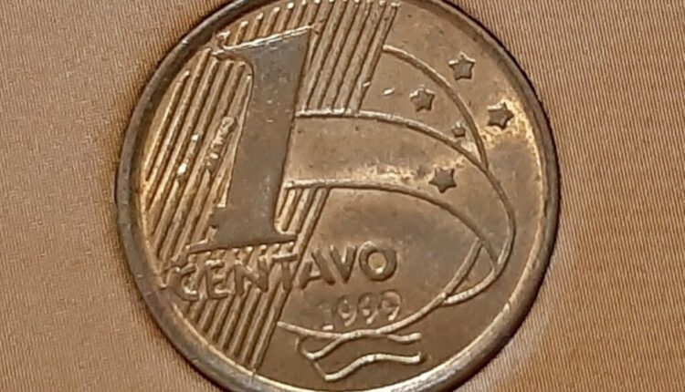 moeda 1 centavo rara-