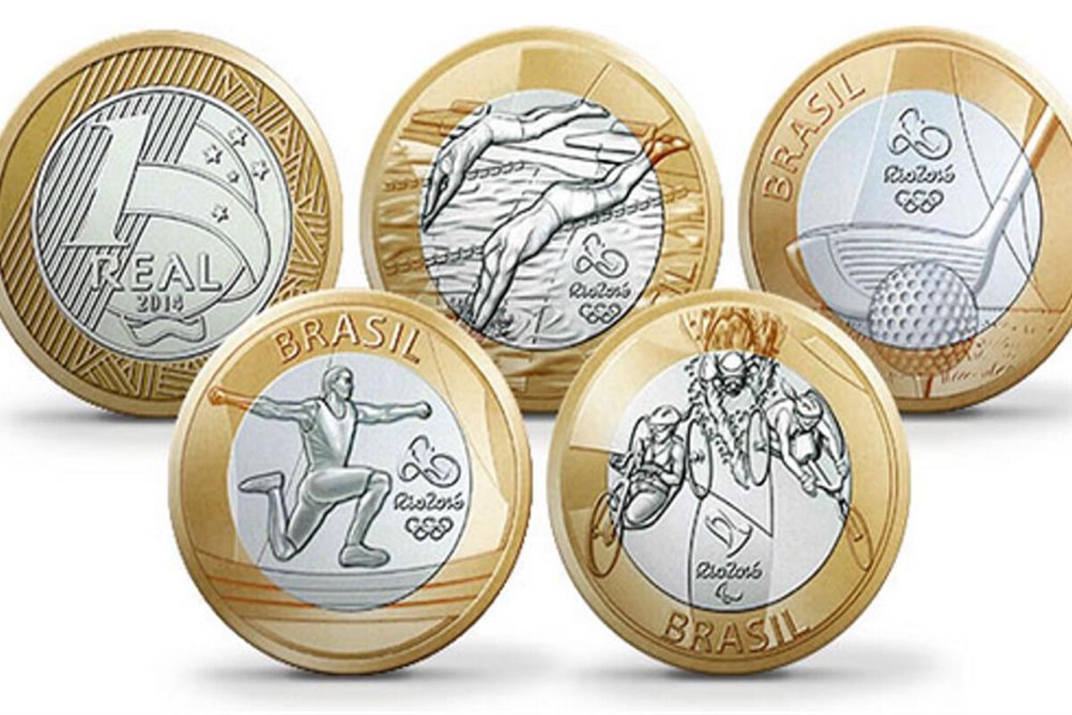 moeda Olimpíadas Rio 2016