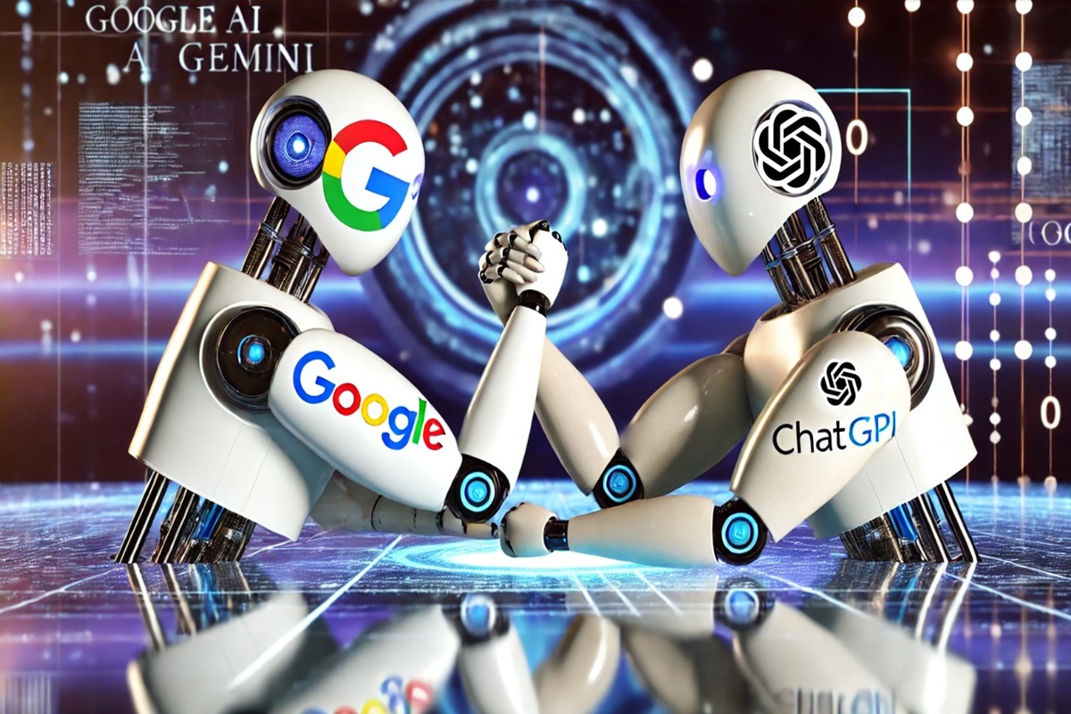 Google AI Gemini versus ChatGPT