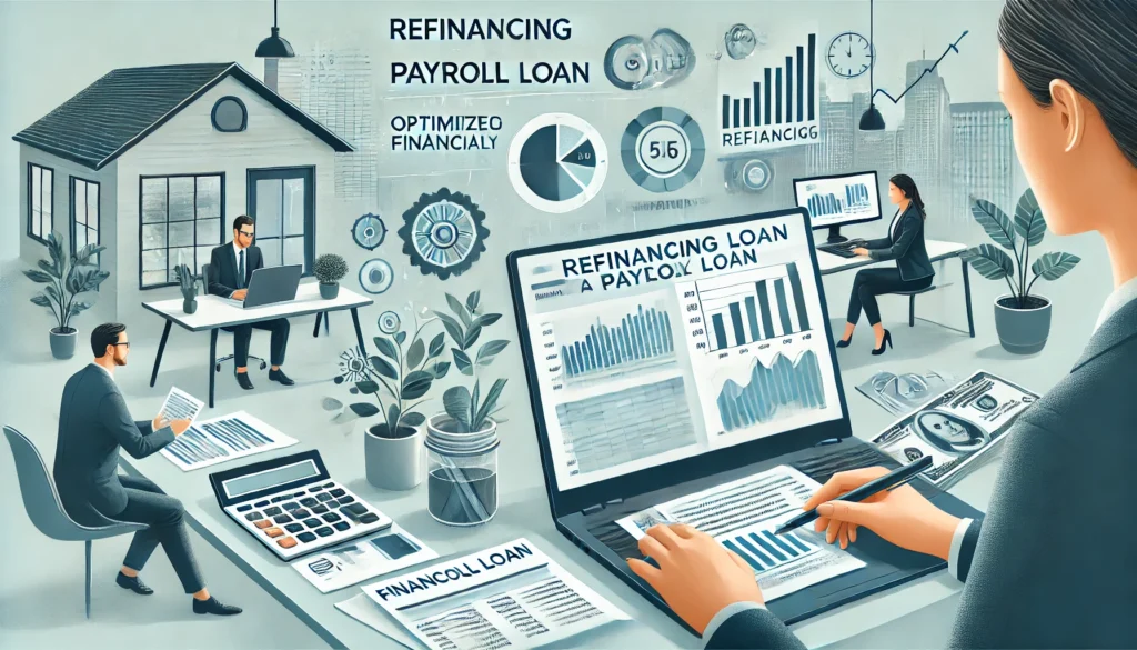 DALL·E 2024 09 11 16.27.43 A wide illustration showing a person reviewing their finances on a laptop with visible graphs charts and spreadsheets symbolizing the process of r